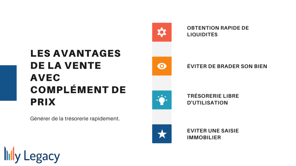 quels sont les avantages d'une vente avec complément de prix